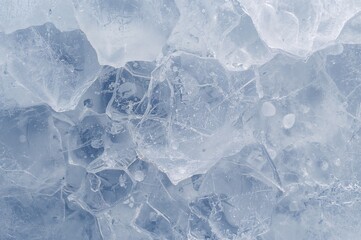 Obraz premium Intricate icy pattern ideal for festive or cold season backgrounds