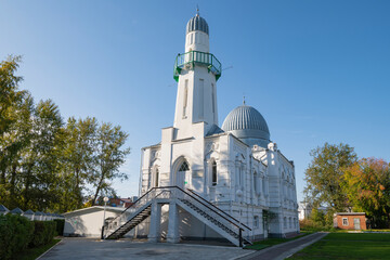 The White Mosque on a sunny September day. Tomsk, Russia