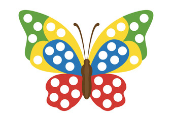 butterfly insect design, vector illustration eps10 graphic icon