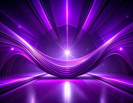 Futuristic Studio Perspective, Background Angle Abstract Energetic Wide Mood Realistic Dark Lighting Wallpaper establishing