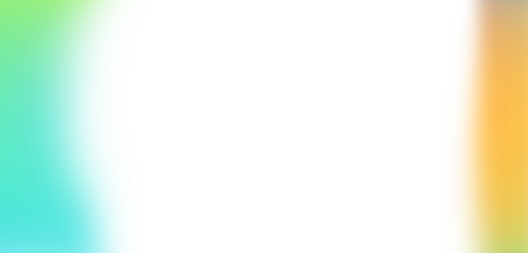 Abstract gradient spectrum of teal green to yellow orange digital art isolated on transparent background - Powered by Adobe