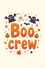 Fototapeta premium halloween party invitation-Bow Crew