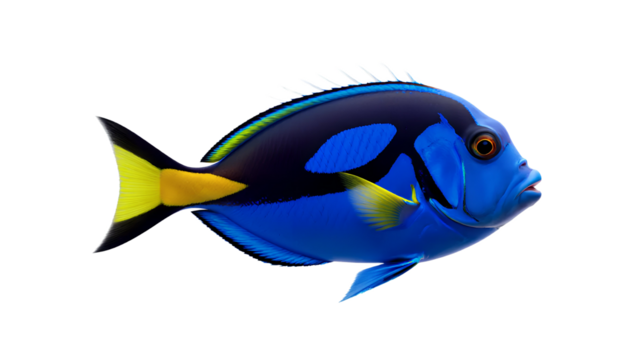 Realistic isolated clownfish (Amphiprion ocellaris) on transparent background, vivid orange and white stripes, detailed fins and scales, soft shadow, photo-realistic lighting, ultra-detailed 8k