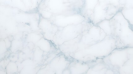 Elegant white marble texture with subtle light grey and blue veining creating a luxurious, natural background. Ideal for design, architecture, and premium surface concepts.