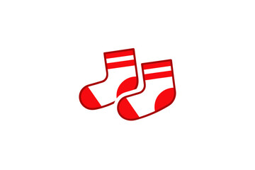  socks on a white background