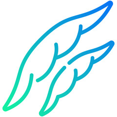 snap peas gradient line icon