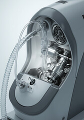 Modern Medical Suction Machine Equipment in Hospital Intensive Care Room