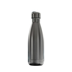 Sleek silver reusable water bottle for sustainable living, perfect for fitness, travel, or a modern eco conscious lifestyle, stay hydrated and stylish