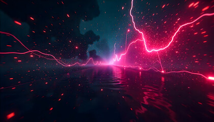 a, space, fire, pink, laser, light, sky, star, explosion, black, night, y2k, sun, astronomy, design, flame, smoke, color, illustration, texture, energy, nebula, galaxy, cosmos, background, neon, 90s, 