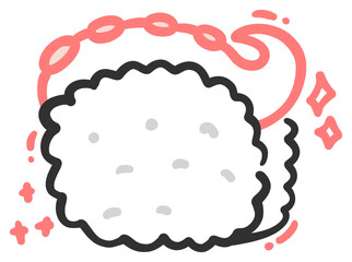 Cute Sushi Roll Sticker