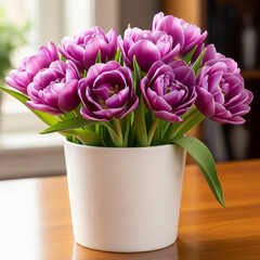 Obraz premium Soft spiny cactus with flowers