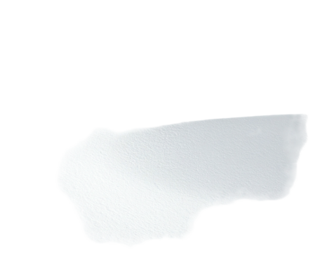 Abstract, light-toned, shapeless, opaque form with rough edges on a black background