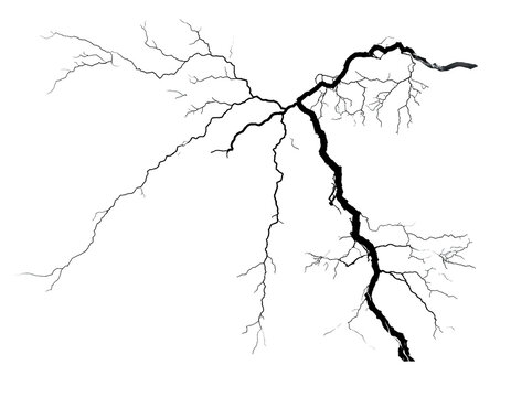 Abstract, branching pattern with a symmetrical structure and dark background