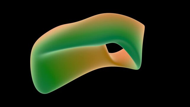 colorful abstract form (seamless loop)