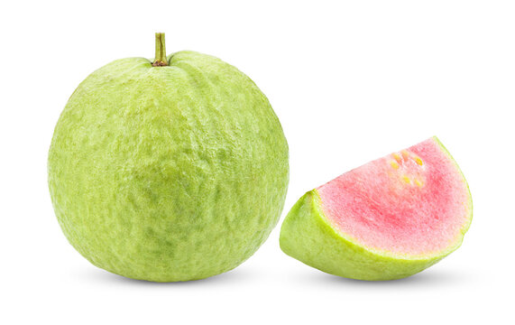 guava isolated on transparent png ( image from camera )