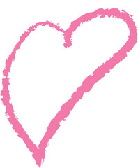 Hand Drawn Doodle Brush Heart