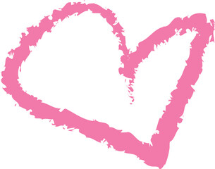 Hand Drawn Doodle Brush Heart
