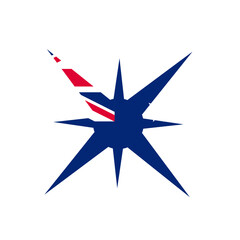 Australia Flag Star Light In Icon