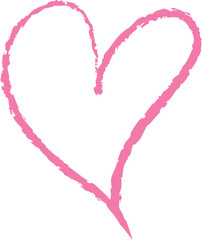Hand Drawn Doodle Brush Heart