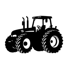 tractor isolated on white background