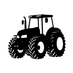 tractor isolated on white background