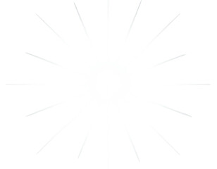 Obraz premium Graphic rendering of a bright sunburst pattern with radial rays emanating from a central sphere