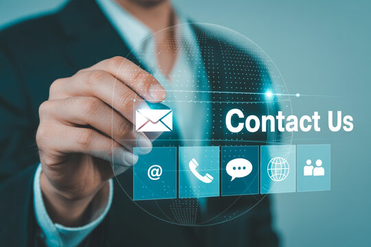 Contact us digital communication options email phone message internet team support customer service inquiry