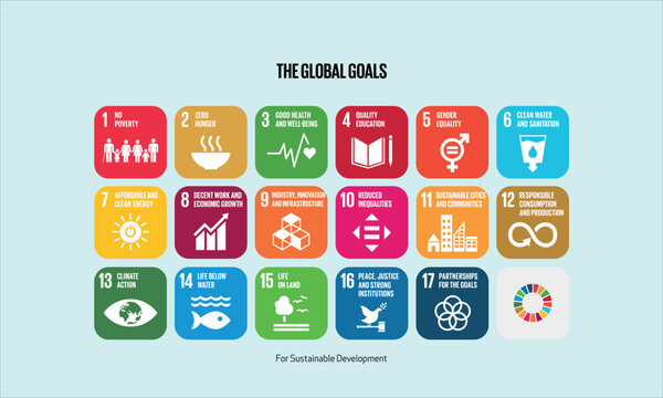 SDG ICON CHART VECTOR IMAGE