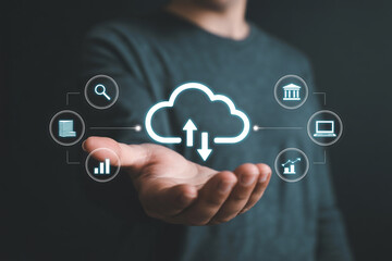 Cloud computing solutions data storage technology services for business it infrastructure management