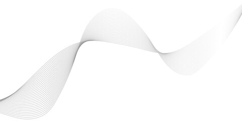Abstract black wave line for minimalist templates and banners, technology beautiful dynamic smooth space texture background, soft and light color gradient abstract geometric lines patterns.