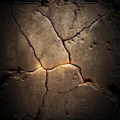Decorative Cracks Large cracks used purely for aesthetic purpose
