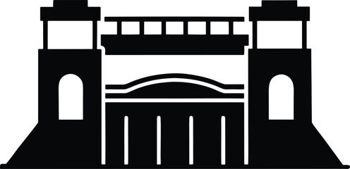 Dam Gate Vector Icon