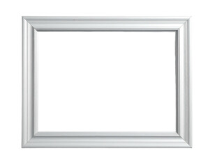 A realistic rectangular frame against a black backdrop, perfect for displaying art or photos