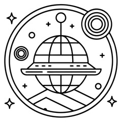 Vector silhouette illustration of a couple in profile with a heart icon symbolizing love and romance