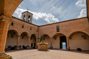 Fototapeta premium Gubbio, Umbria. The Basilica of S. Ubaldo