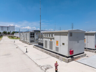 Overlooking the energy storage power station