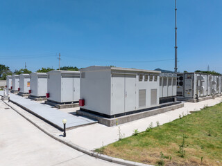 Overlooking the energy storage power station
