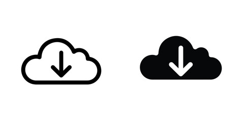 1-01.epsVector art of cloud download icon