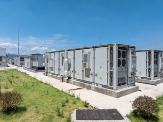 Overlooking the energy storage power station