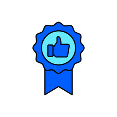 Obraz premium Icon a appraisal, isolated against a clean background.