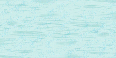 Grain wood image texture on blue cyan board background. Mint green Solid  laminated blurd light pattern style