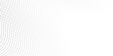 Line Flowing dots particles nice wave pattern halftone black gradient curve noise. Abstract vector illustrations modern good