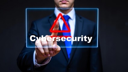 A modern representation of cybersecurity with a luminous cloud icon and a padlock in the middle highlighted by vibrant orange and blue lights intricate circuits and digital data effects all on a dark