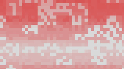 Pixelated Red And White Abstract Background With Textured Squares Pattern