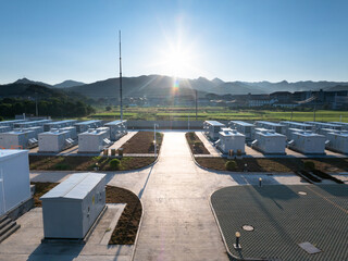Overlooking the energy storage power station