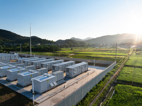 Overlooking the energy storage power station