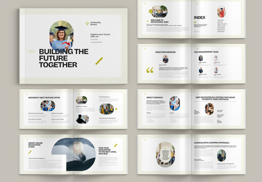 Landscape Education Brochure Layout