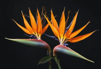 Obraz premium Close up Bird of Paradise Flowers