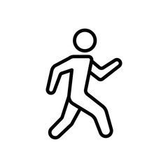 Sustainable Lifestyle Walking Person