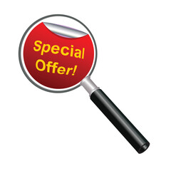 Special offer vector design template